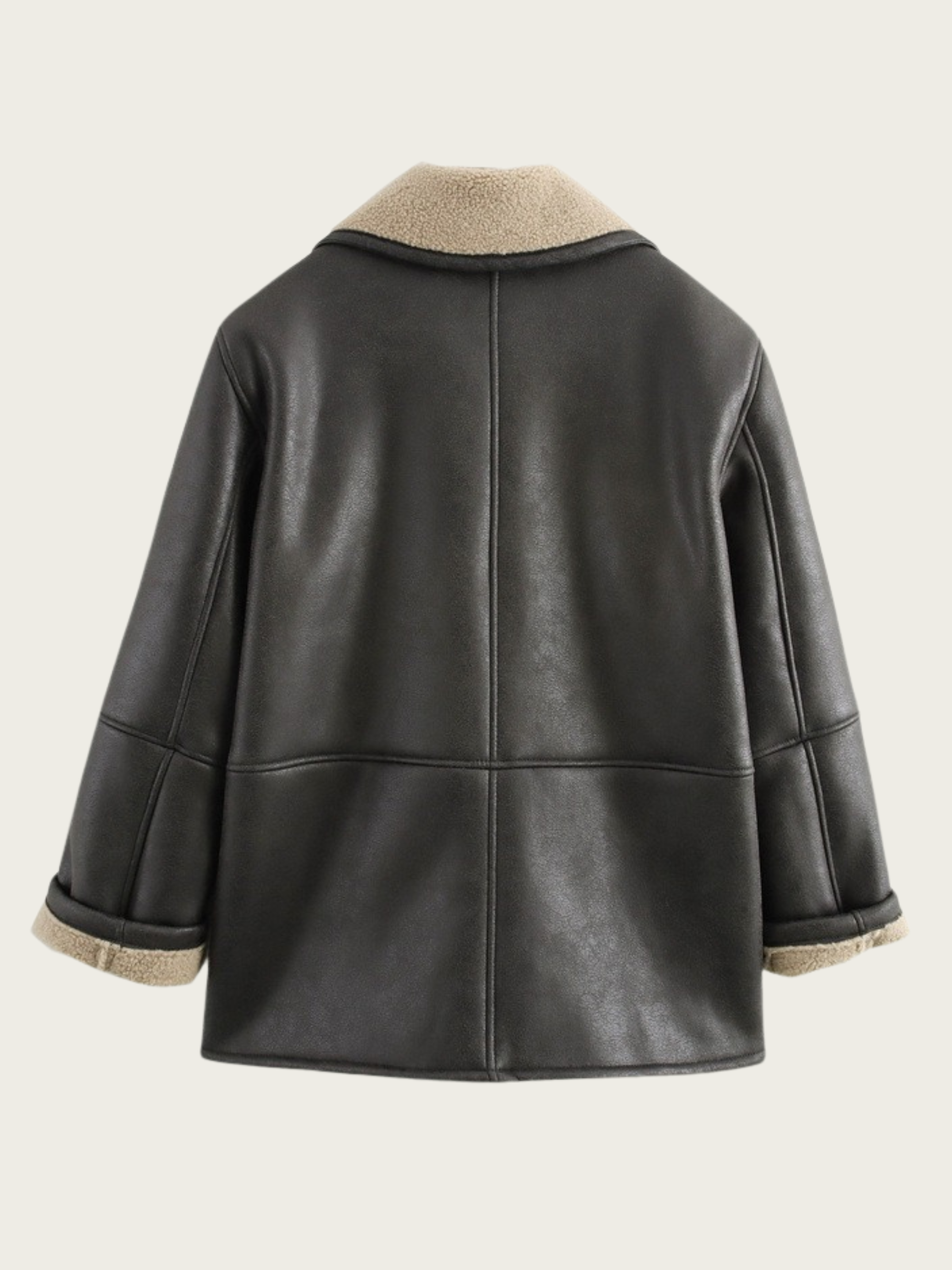 Jakke Med Struktureret Revers