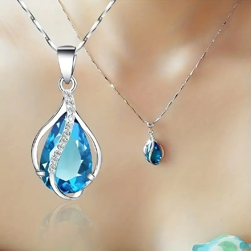 Aqua | Damehalskæde