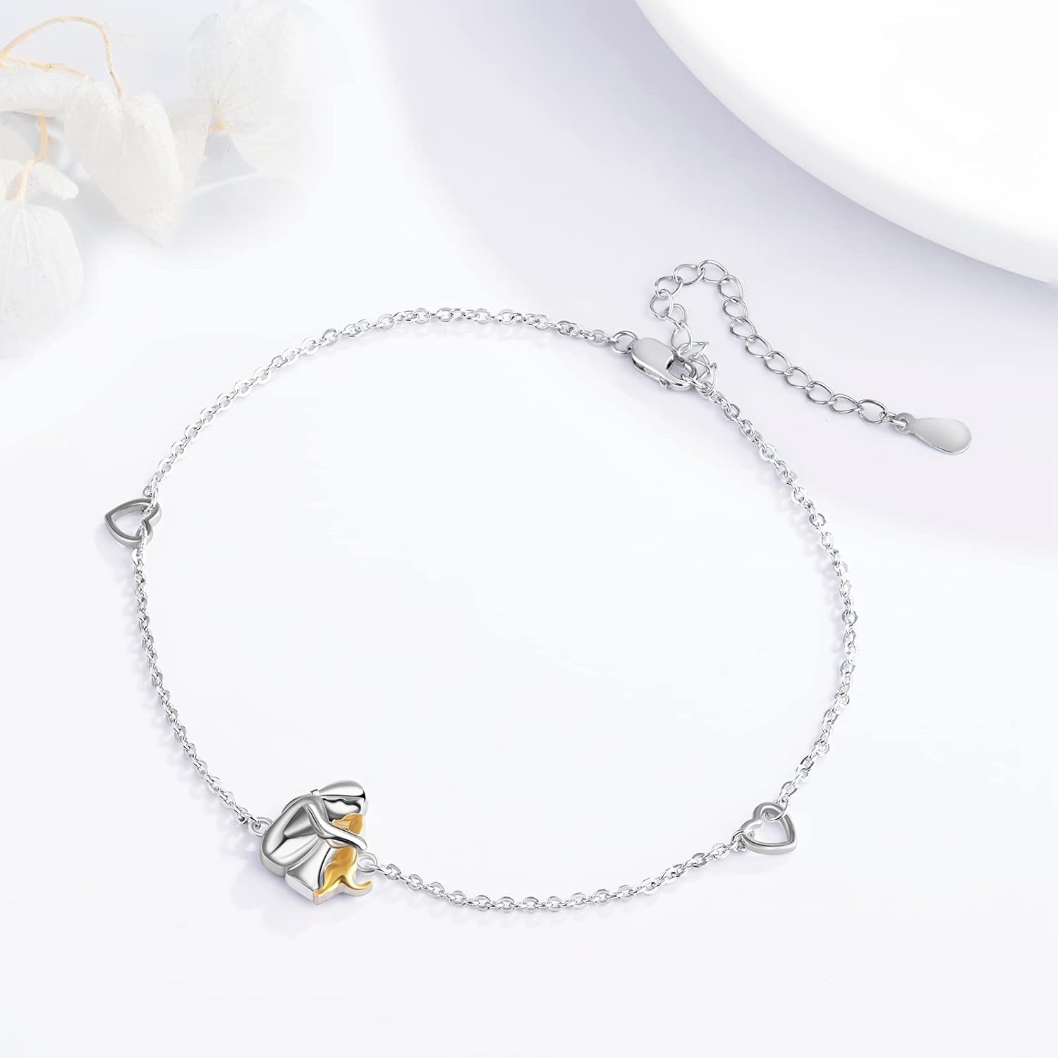 Armbånd med hjerteformede poter