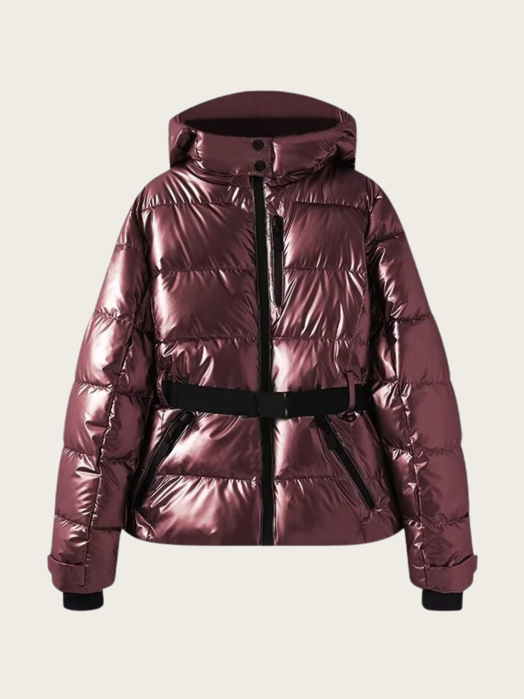 Reykjavik | Vatteret Jakke Med Bælte