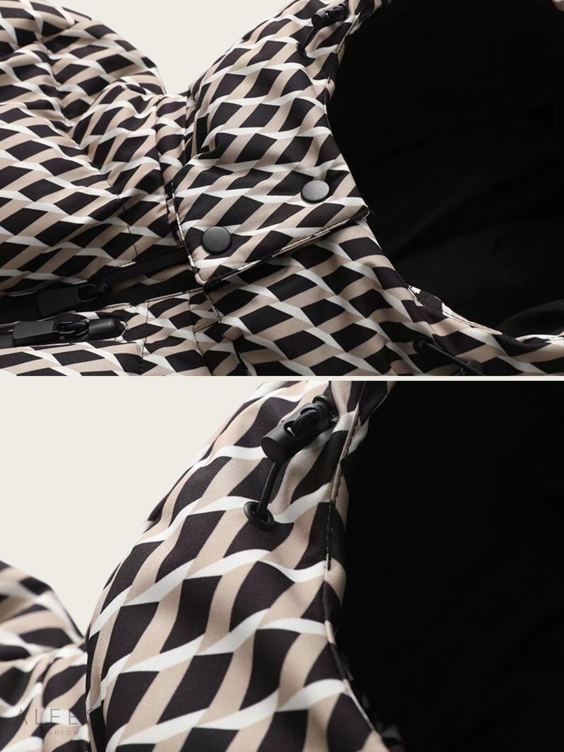 Reykjavik | Vatteret Jakke Med Bælte