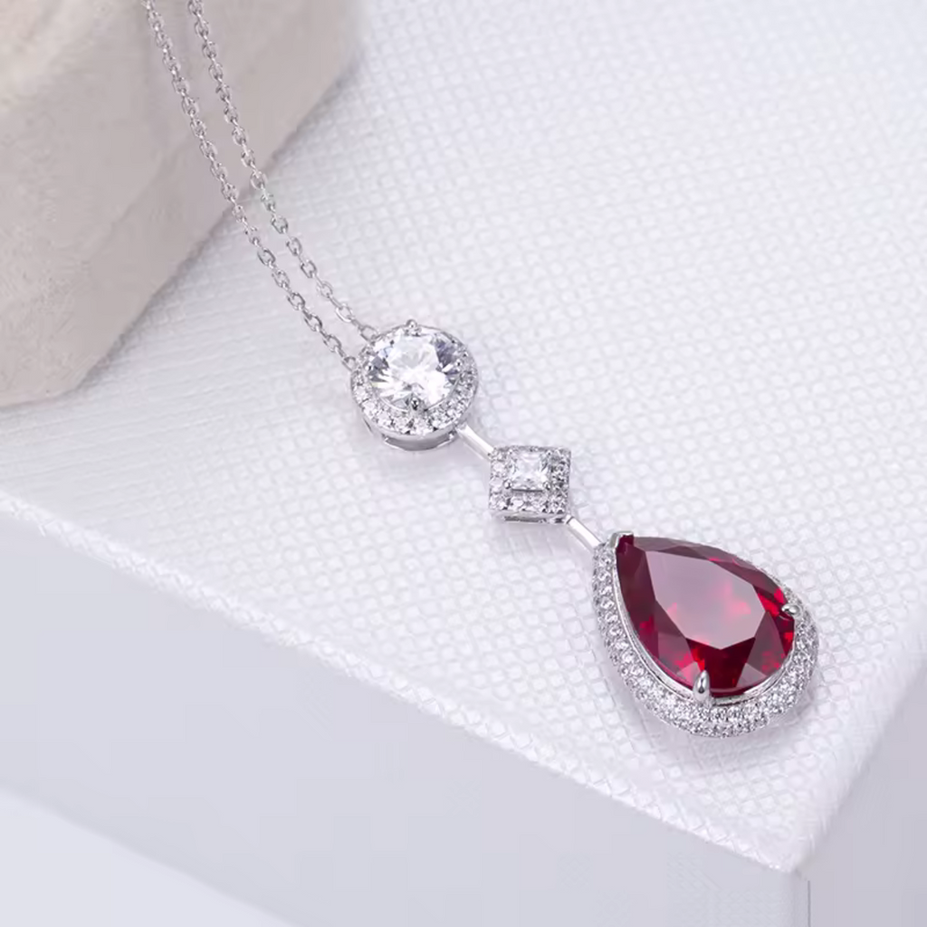 Ruby | Damehalskæde