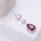 Ruby | Damehalskæde