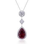 Ruby | Damehalskæde