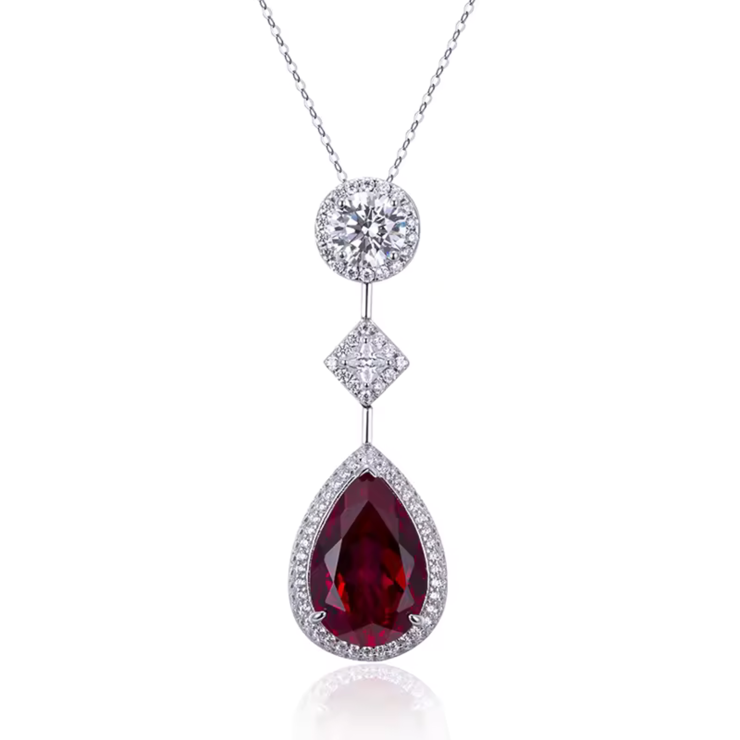 Ruby | Damehalskæde