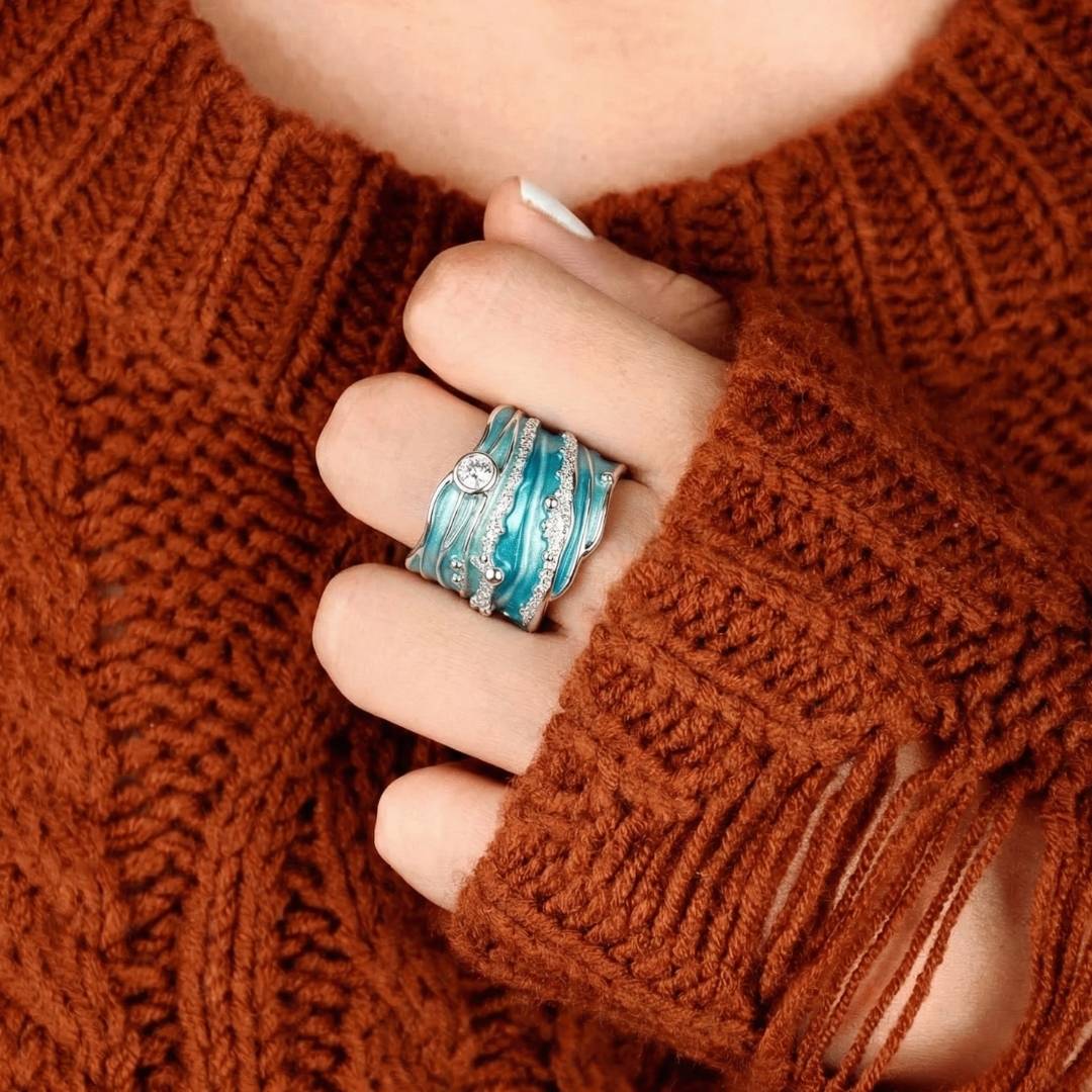 Krystalbølge | Ring