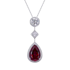 Ruby | Damehalskæde