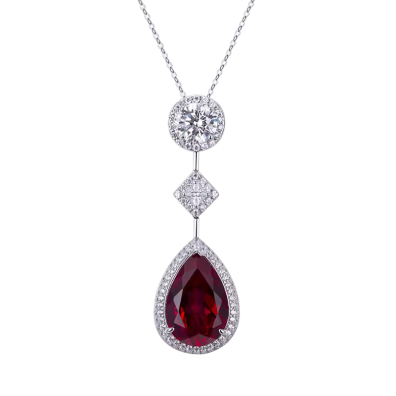 Ruby | Damehalskæde