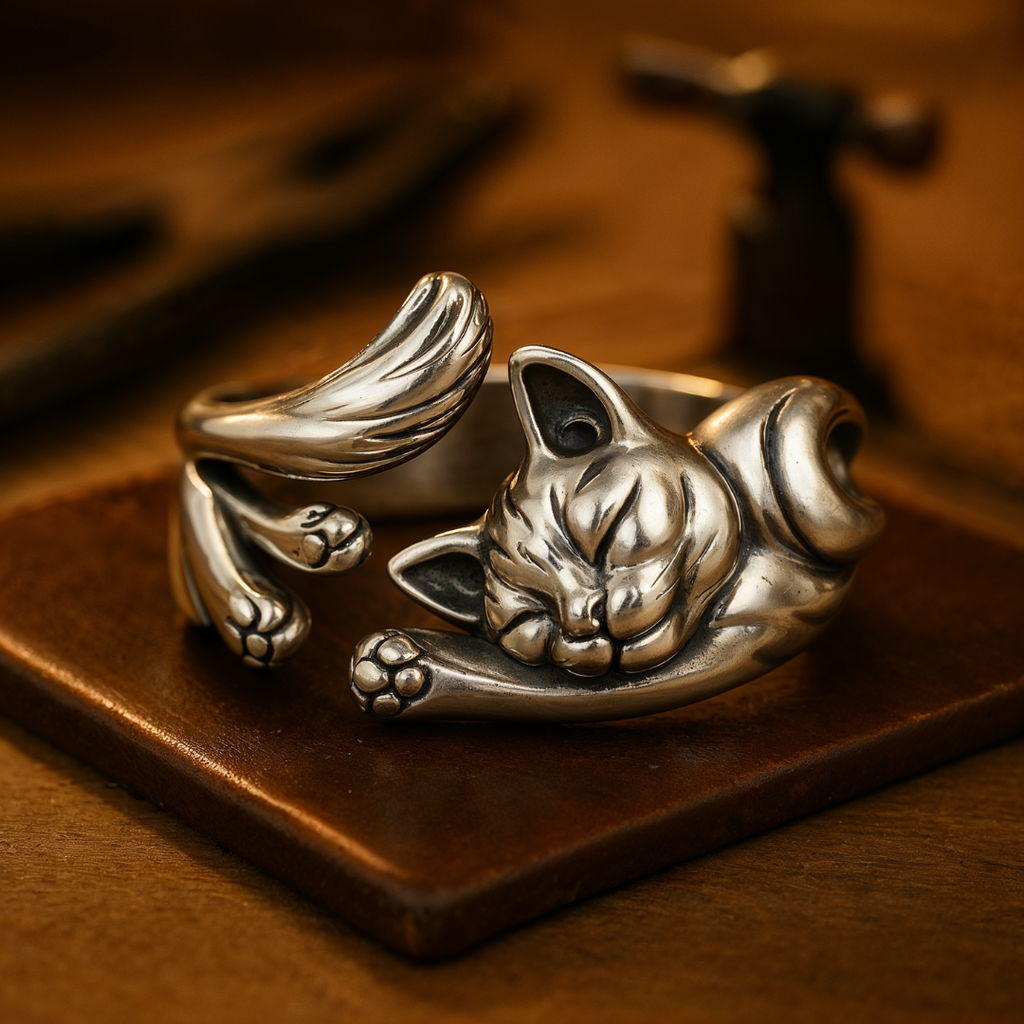 Sovende kat-ring