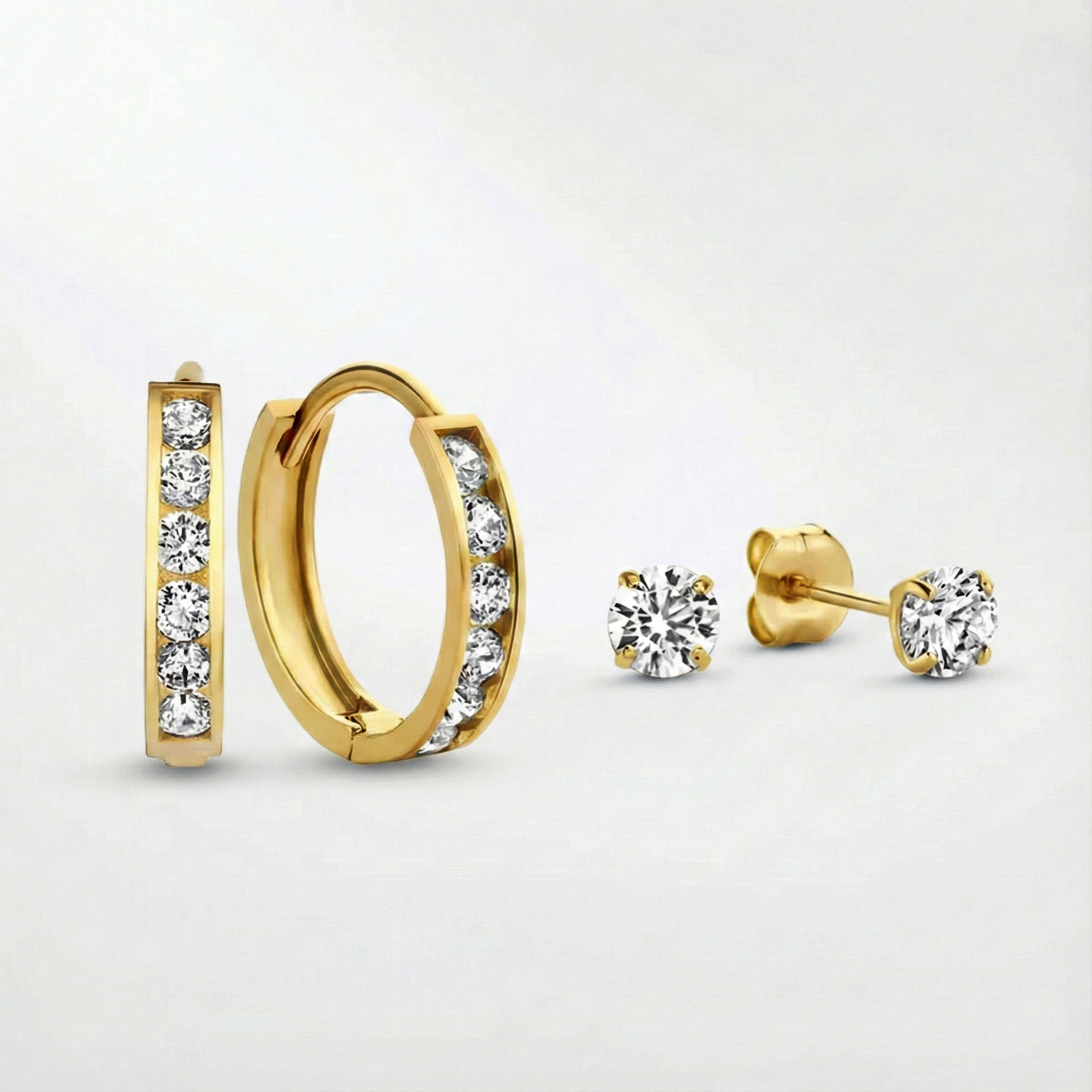 Renhed | 2-delt sæt Øreringe